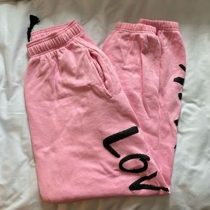VS PINK jogger sweatpants